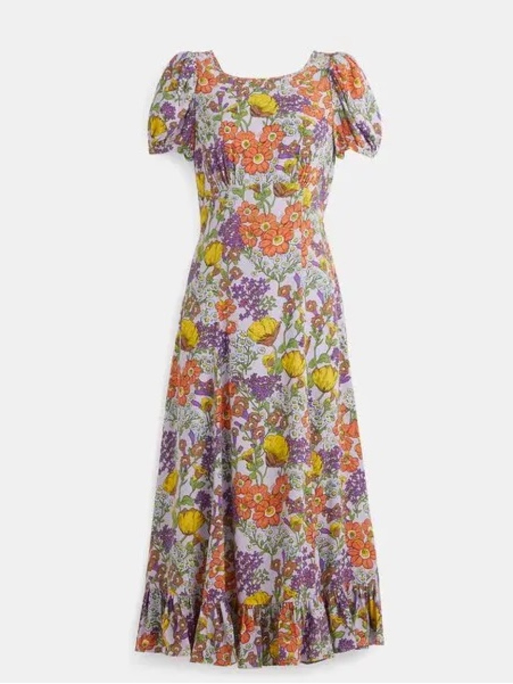 Coach Floral Midi Dress